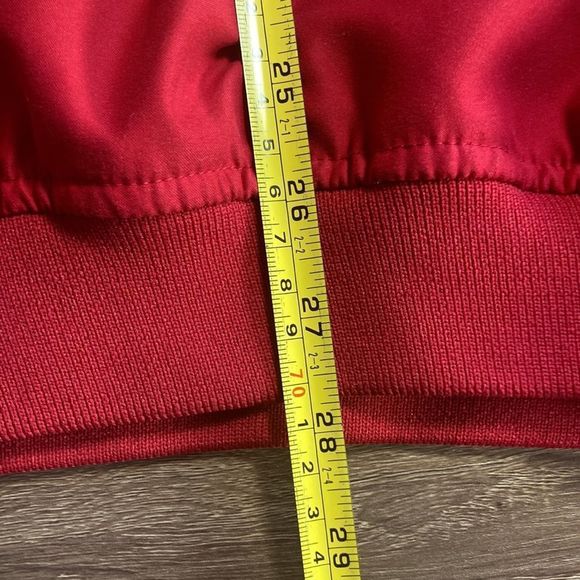 Mens Austin Golf L Red Golf Vest Pockets V Neck Stain Resistant Activewear - Picture 6 of 10